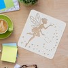 FINGERINSPIRE Elf & Star Drawing Stencils, Painting Stencils, 30 x