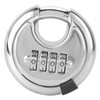 4 Digit Combination Disc Padlock with Hardened Steel Shackle Lock
