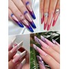TOROKOM 120 PCS Dual Nail Forms for Poly Extension Gel,