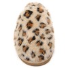 Minnetonka Women's Lora Slipper, Cream Leopard Print, 8 M