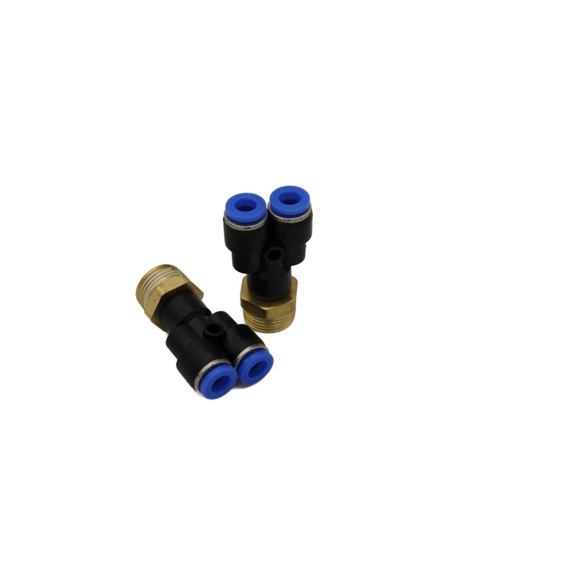 Pneumatic Y-Multiple Socket Fitting 1/2 Inch - 6 mm IQS
