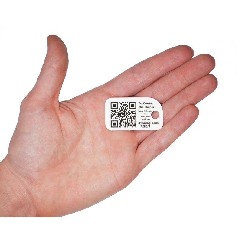 Dynotag® Web Enabled Smart Mini ID Tag with DynoIQ™ &