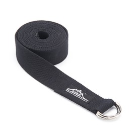 Black Mountain Products BMP Yoga Exercise Strap for Stretching & Flexibility