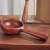 Wooden Bailer Short Handle Multifunctional Soup Spoon Water Ladle Kitchen