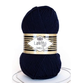 LaVita Yarn CHELLS Hand Knitting Yarn Wool 5 Pieces Pack 100% Acrylic 1 Ball 100 gr 170 mt (9818)
