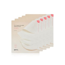 Meoncell BRTC Lifting Collagen Cream On Mask Pack 5 sheets NONE / 메온셀 BRTC 리프토닝 콜라겐 크림 온 마스크팩 5매 NONE