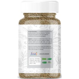 AYURVEDASHREE Ajwain Seeds Spice Whole 100g Pet Jar, All Natural | Carom Seeds | Bishops | Weed Vegan | Gluten Friendly | Indian Origin