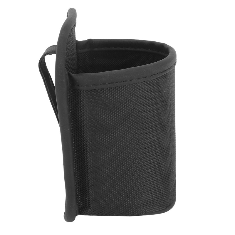 Motorcycle Water Cup Holder Black Drainage Holes Plug in Fixed