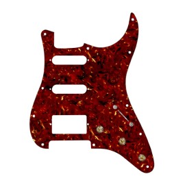 920D Custom 5 Way Pre-Wired HSS Strat Pickguard w/ Blender Pot -  Tortoise