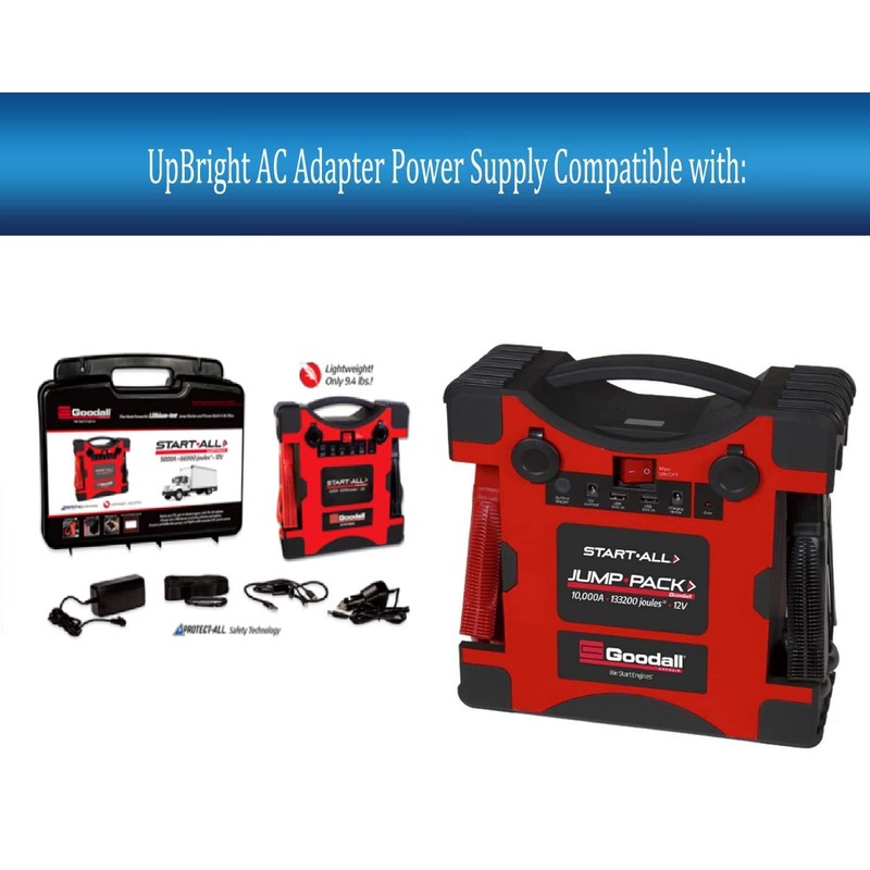 UpBright 18V AC/DC Adapter Compatible with Goodall Manufacturing JP-12-4000T JP-12-5000T
