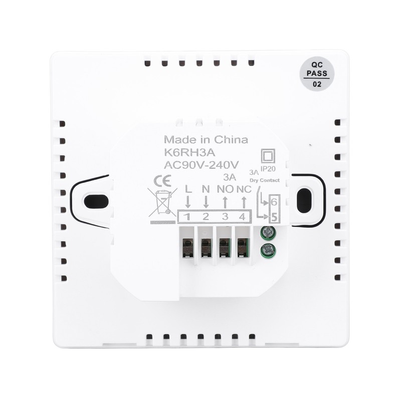 Smart Thermostat Touch Screen Programmable Floor Heating Thermostat for Gas