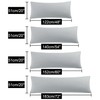 sourcing map Soft Brushed Microfiber Body Pillow Cover with Zipper