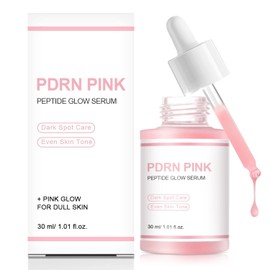 PDRN Serum, Pink Peptide Glow Serum, Anti Falten Serums, Gesichtsserum Enthält Collagen und Niacinamide, Gleicht den Hautton Aus, Verbessern Sie die Hautelastizität