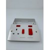 45Amp Double Pole Cooker Control Unit With Switch Socket and