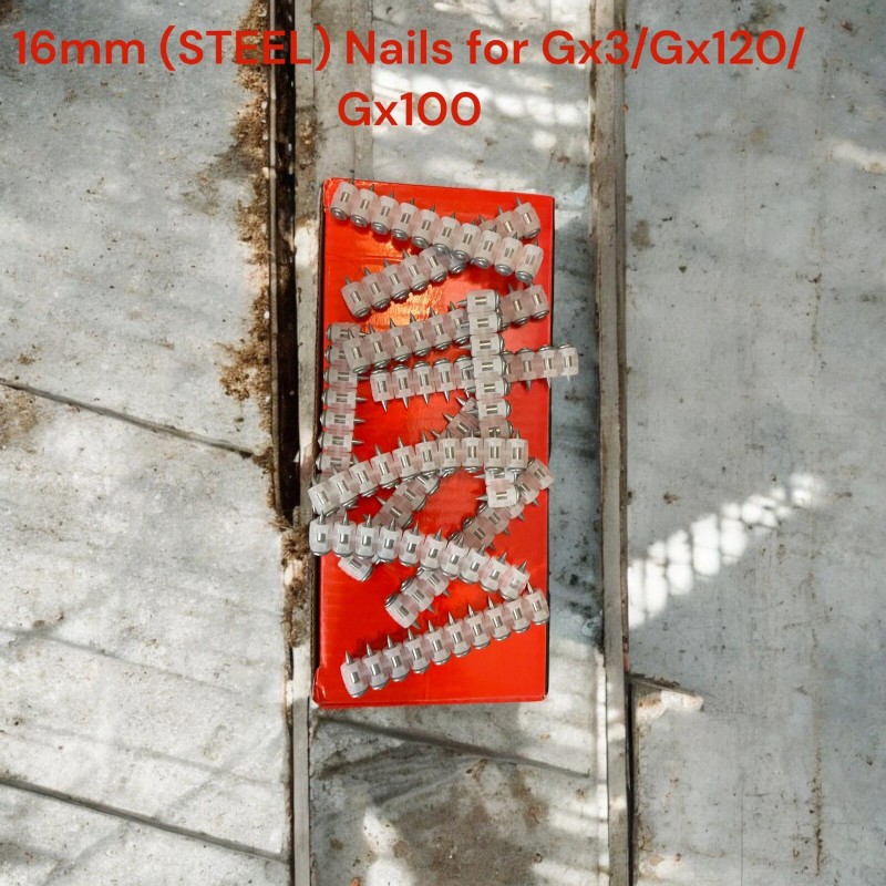 For Hilti Gx Series 1000x collated STEEL nails 16mm-for Hilti