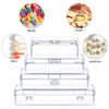 ZORRITA 6 Pack Small Plastic Storage Containers with Hinged Lids,