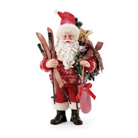 Department 56 Christmas Traditions Santa Cabin Gifts Figurine, 10.5 Inch, Multicolor