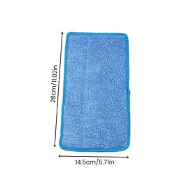FDKJOK Reusable Mop Pads for Flash Speedmop, 4 PCS Microfiber Pads Refills Wet Dry Pads Reusable Mop Pads Washable Mop Pads Dry Pads Mop Head Replacement for Any Floor Types(Blue)