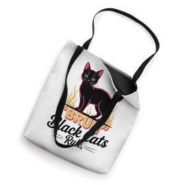 Black Cat art Cat Bruh For Mens Womens Black Cats Tote Bag