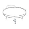 Ankle Bracelet for Women 925 Sterling Silver Dream Catcher Ankle