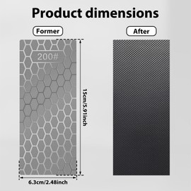 Diamond Sharpening Stones Efficient Diamond Sharpening Plates with Honeycomb Surface Non Slip Knife Sharpening Stone for Scissors Knives Tool Steel (Silver 15pcs)