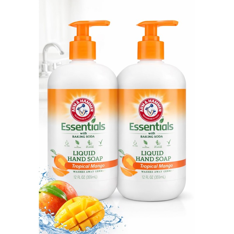 Arm & Hammer Essentials with Gentle Baking Soda, Liquid Hand