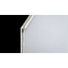 OPUS 2-Sign Holder with Aluminium Base, 1/3 A4, Crystal Clear