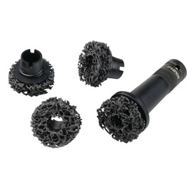 KAIFNT K233 Wheel Hub Resurfacing Kit, Brake Surface and Stud Cleaner, 1/2-Inch Drive, 4 Pads