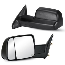 Side Mirrors Rear View Mirrors fit for 2009 2010 Dodge Ram 1500, 2011 2012 2013 2014 2015 2016 2017 Ram 1500 2500 3500 with Power Heated