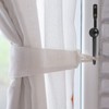 MplehDa Curtain Holdback Wall, Pack of 2 Tie Backs, Metal