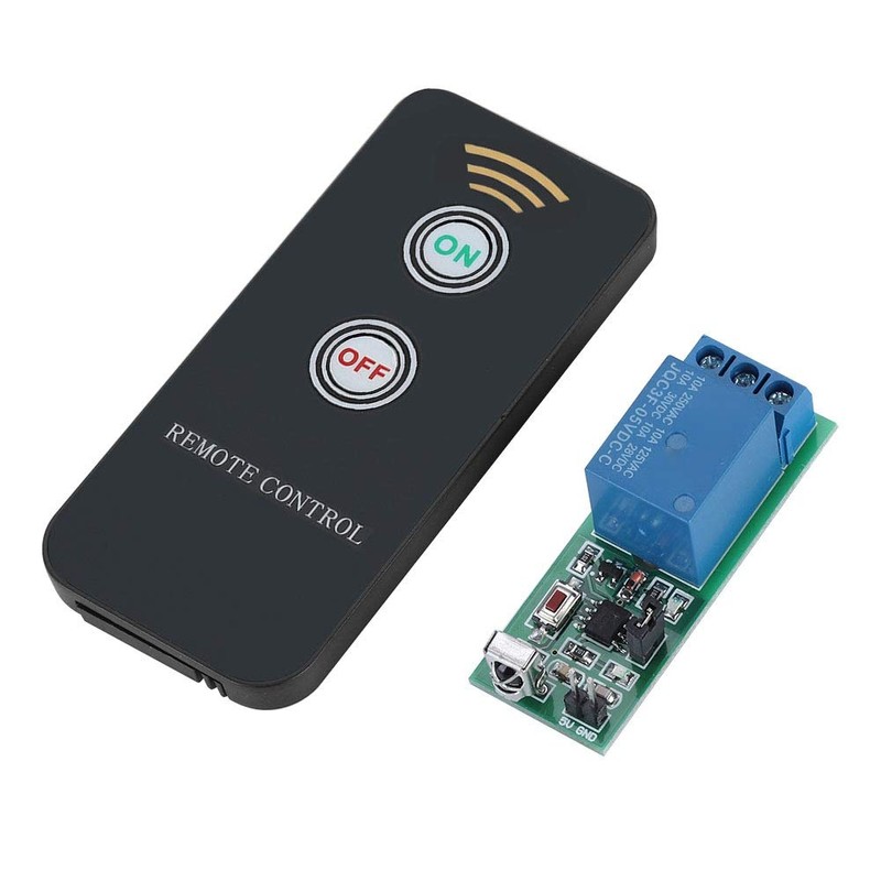 Topiky 5V 1 Channel IR Infrared Remote Control Relay Module