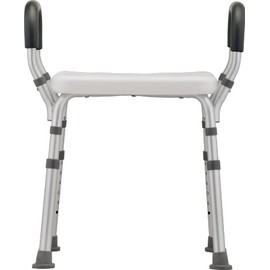 NOVA Medical Products Shower & Bath Chair with Arms & Hygienic Design, Tools Free Assembly, Great for Travel