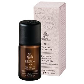 Urban Rituelle Patchuli, Geranium & Clary Sage ZEN Essential Oil Blend 10ml