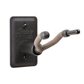 Small Violin Hanger For 1/2 1/4 1/8 Size Violins - String Swing BCC11VS Metal Home & Studio Wall Mount Black