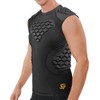 DGQY Men's Padded Compression Vest – Football Baseball Chest Protector