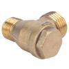 2 Way Check Valve Brass Check Valve G1 / 2xG3