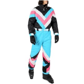 Tipsy Elves Retro Snow Suits for Men - Loud Men's Ski Suits Size XXL