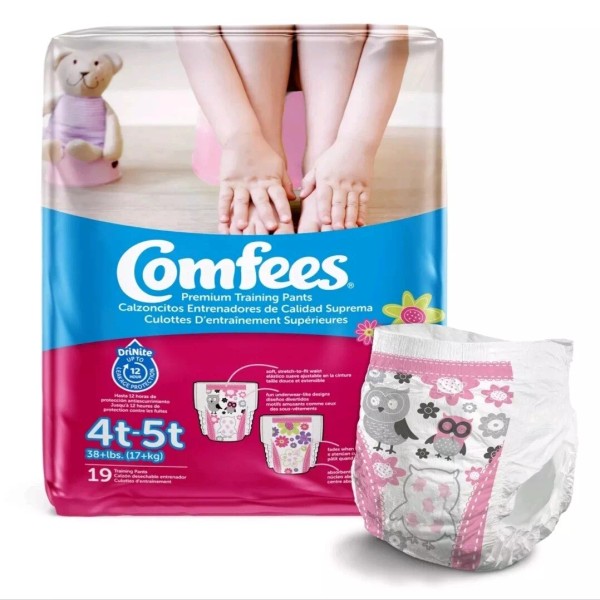 Comfees Toddler 19 Ct In Pack 4T to 5T Over