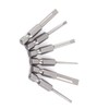 6Pcs Hexagonal Shank Slotted Screwdriver Drill Bit Alloy Flat Head