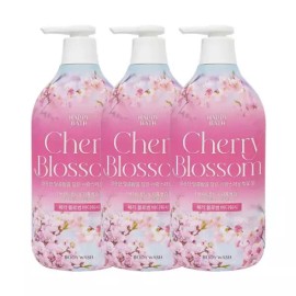 Happybath 해피바스 체리 블로썸 바디워시 900g x3 Happybath Cherry Blossom Body Wash 900g x3