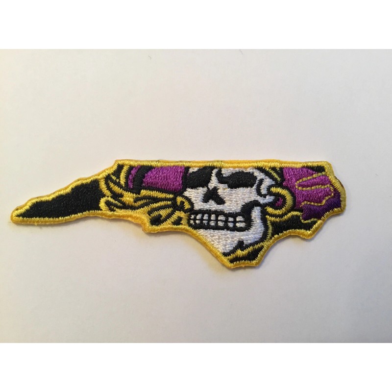 ECU East Carolina Pirates Vintage Embroidered Iron On Patch 3"