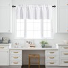 XWZO Blackout Valance Curtains Rod Pocket Room Darkening Energy Efficient