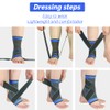 KOEMCY 1 Pair Ankle Brace, Adjustable Ankle Brace, Foot Bandage,