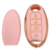 WENHENI Keyless Entry Systems Key for Nissan Key Fob Cover