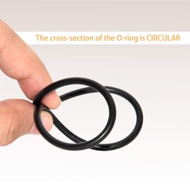Flyshop 5pcs 100mm x 93mm x 3.5mm O-Ring Rubber Seal Gasket O-Ring 3.75" Inside Diameter 0.15" Width