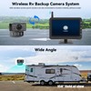 GOHHDL Wireless Reversing Camera with 4.3 Inch TN Screen, with
