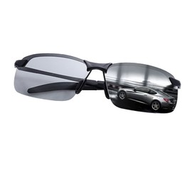 K.LAVER Photochromic Sunglasses Polarized Sunglasses Day And Night Driving Glasses For Men Women 100% UV Protection Eyewear