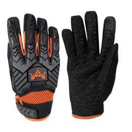 MVRK Industries Mechanics Work Glove with Shock and Impact Resistant Thermoplastic Rubber and Palm Padding (Extra Extra Large)