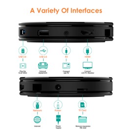 Android 11.0 TV Box with 4GB RAM 64GB ROM RK3318 BT 4.1 Quad-Core Cortex-A53 64 Bits Support Dual-WiFi 2.4GHz/5GHz 4K with Remote Android Box HK1 MAX