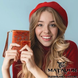 MATADOR Credit Card Holder RFID Credit Card Case CC-01, brown, Wallet/Purse